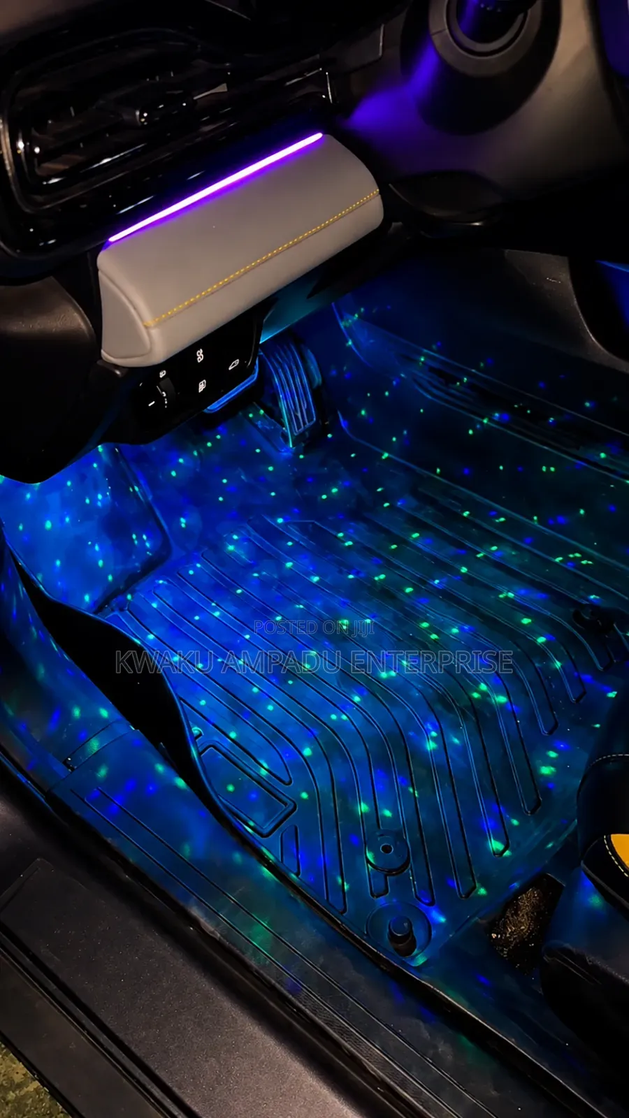 ⭐ Starlight Interior Car Floor LED Light – RGB Ambient Lighting