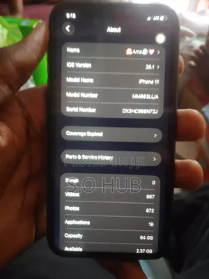 Apple iPhone 11 64 GB Black