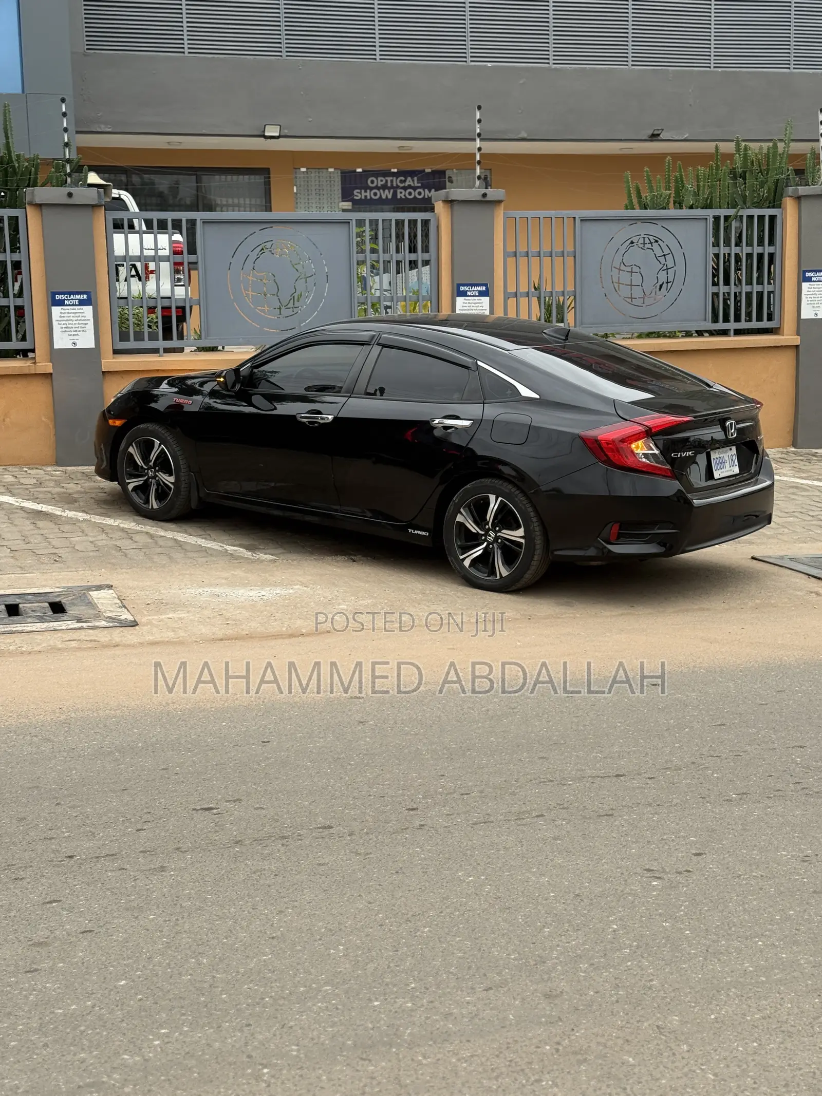 Honda Civic Touring 4dr Sedan (1.5L 4cyl) 2017 Black