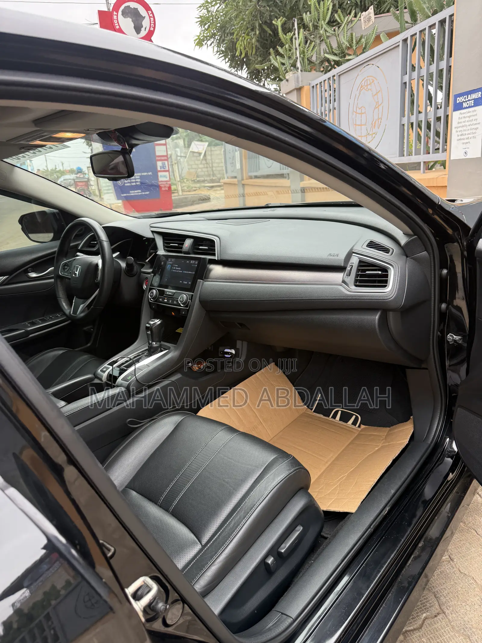 Honda Civic Touring 4dr Sedan (1.5L 4cyl) 2017 Black