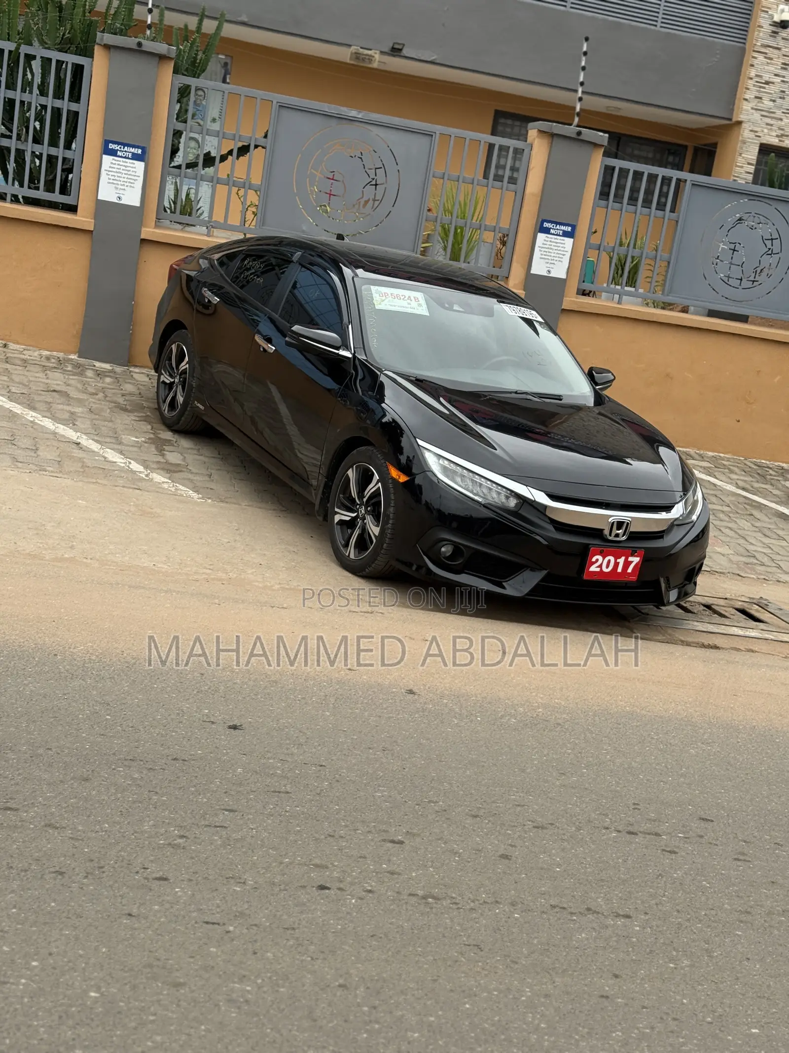 Honda Civic Touring 4dr Sedan (1.5L 4cyl) 2017 Black
