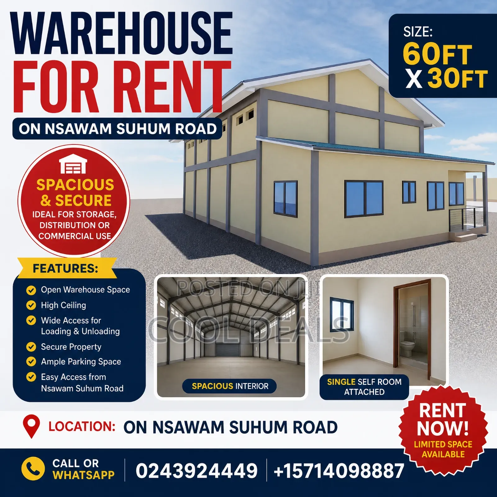 Warehouse for Rent