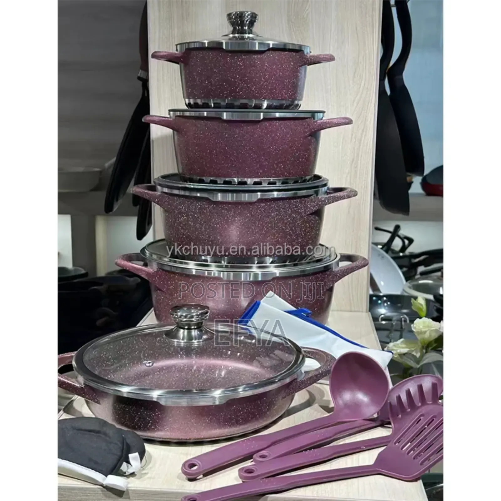 Non Stick Granite Coated Cookware