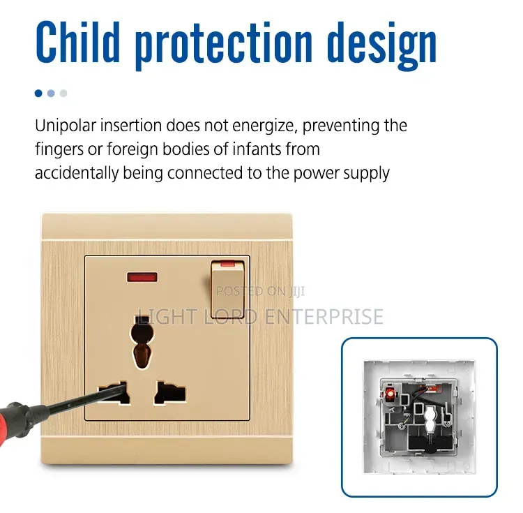Child Safty Single Muiti Socket