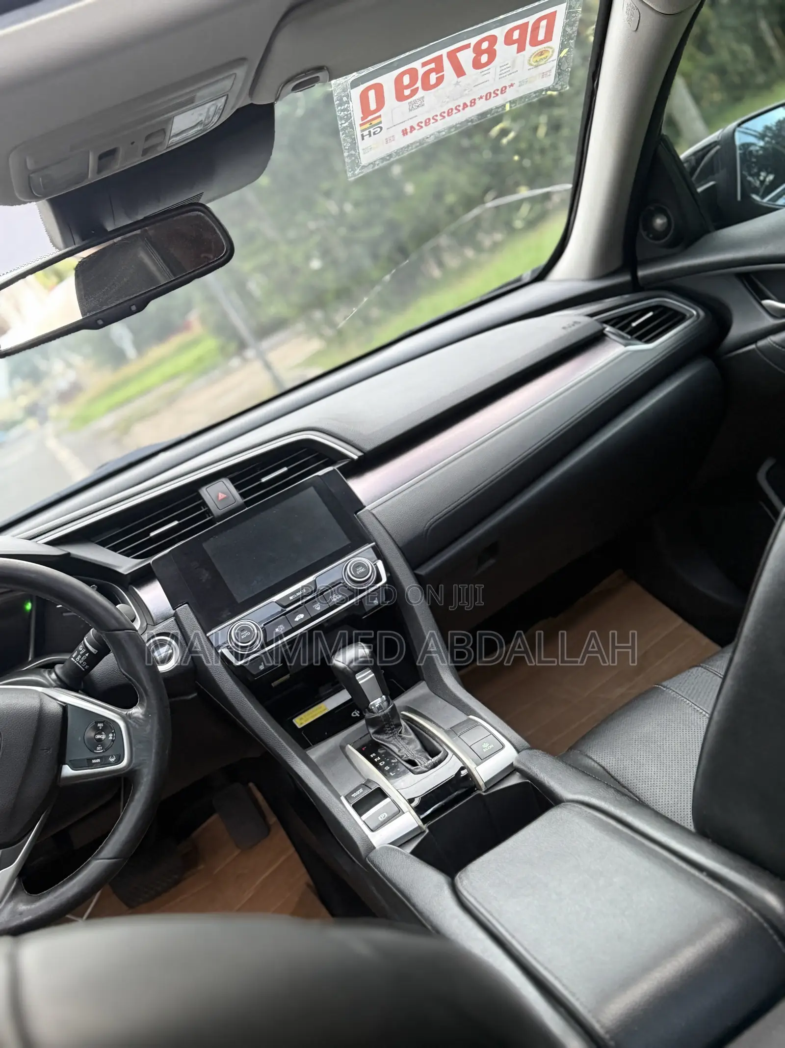 Honda Civic Touring 4dr Sedan (1.5L 4cyl) 2017 Black