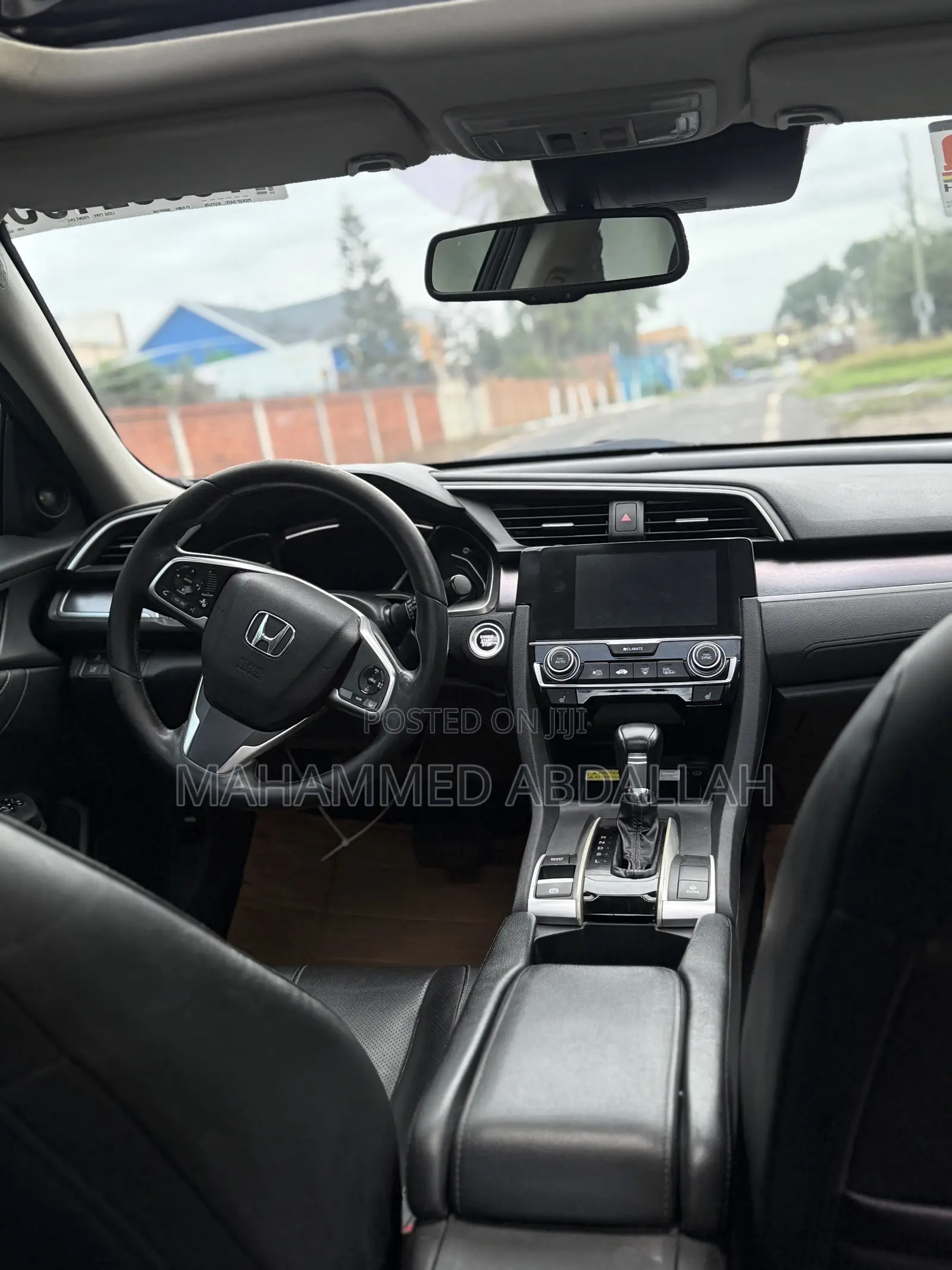 Honda Civic Touring 4dr Sedan (1.5L 4cyl) 2017 Black