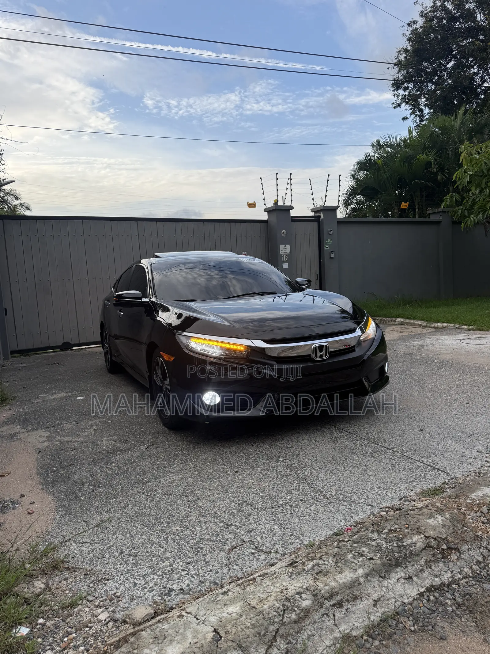 Honda Civic Touring 4dr Sedan (1.5L 4cyl) 2017 Black