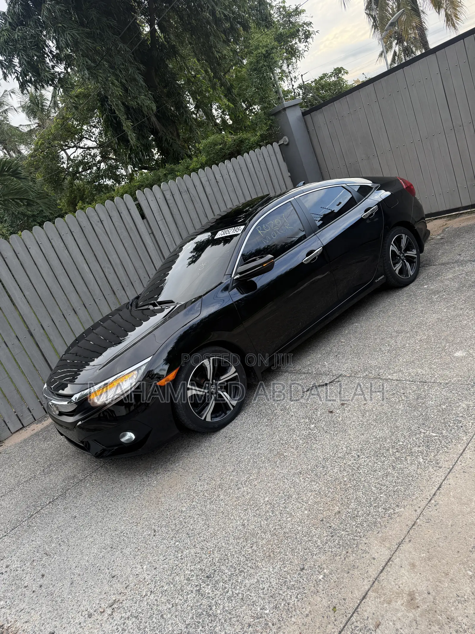 Honda Civic Touring 4dr Sedan (1.5L 4cyl) 2017 Black
