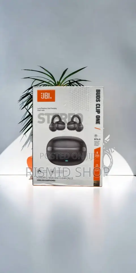 JBL Buds Clip One Open-Ear Bluetooth Earbuds