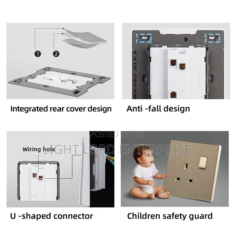 Children Safty Design Socket and Stitches