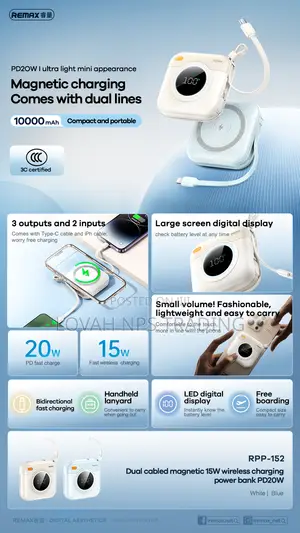 Magnetic Wireless Powerbank