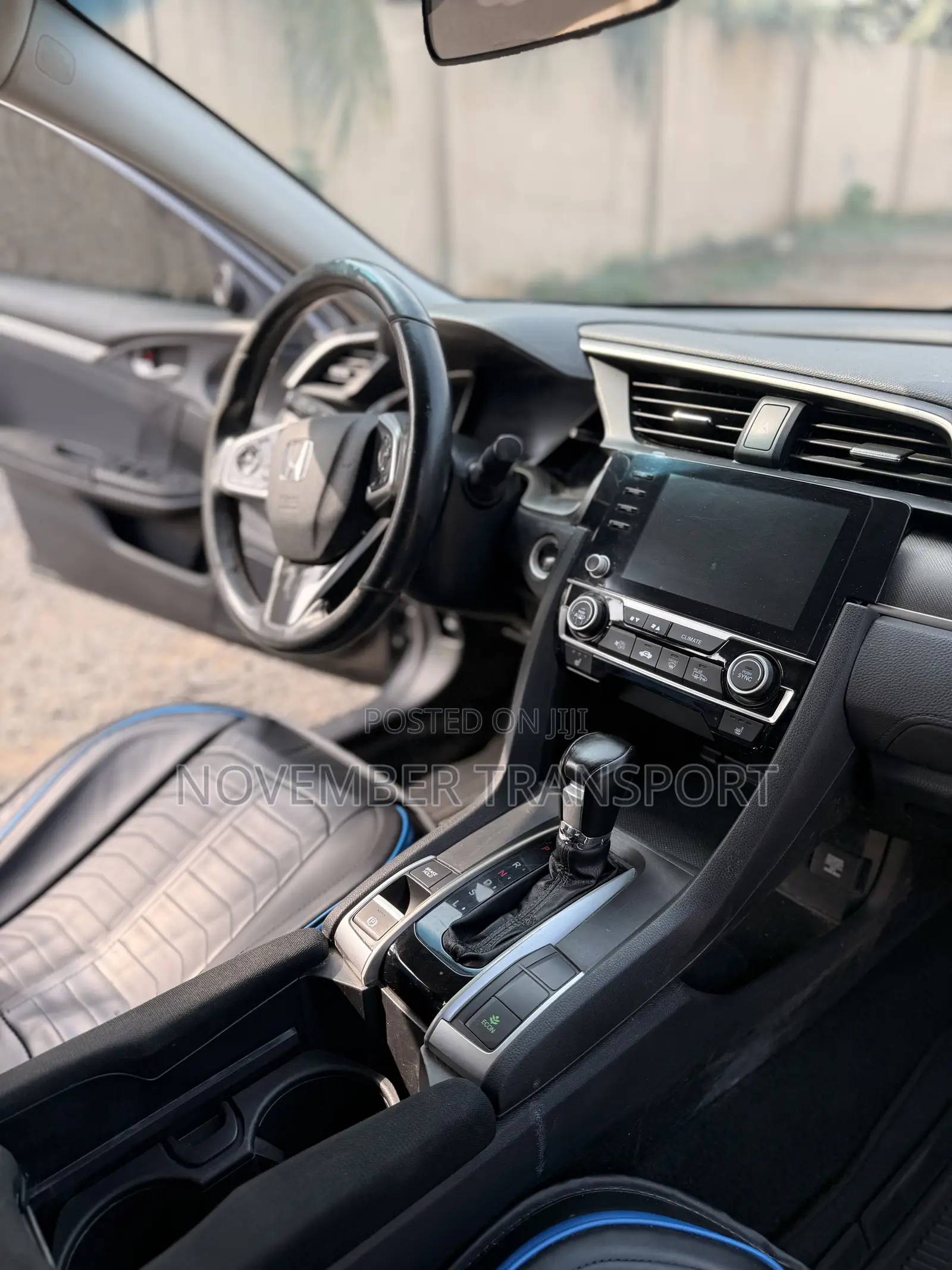 Honda Civic Touring Sedan 2019 Gray