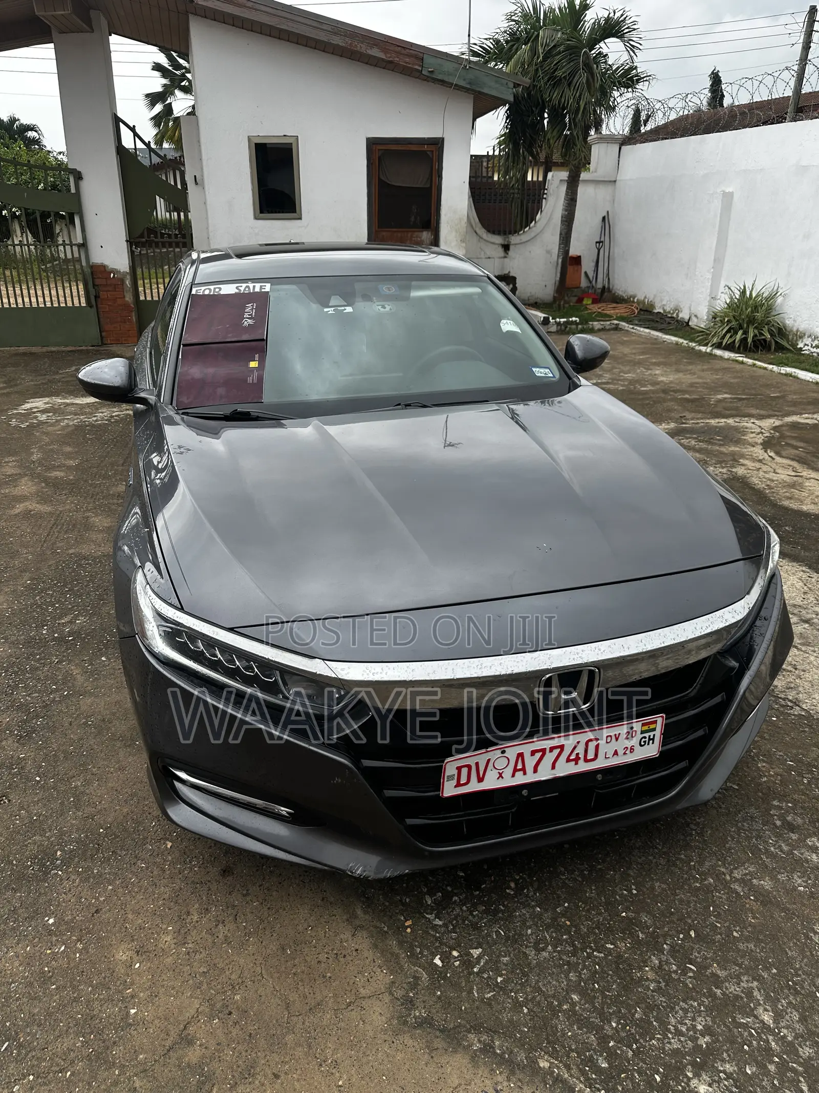 Honda Accord EX-L (2.0L 4cyl Turbo 10A) 2019 Gray