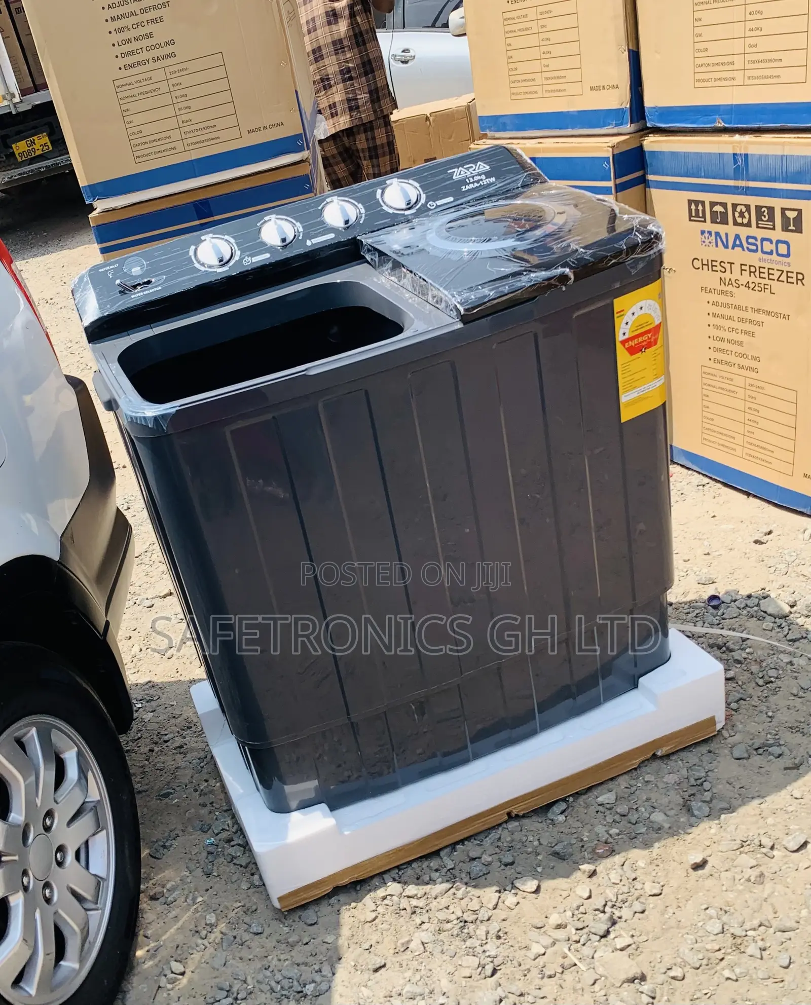Durable New Zara 13KG Semi Automatic Washing Machine – Twin Tub