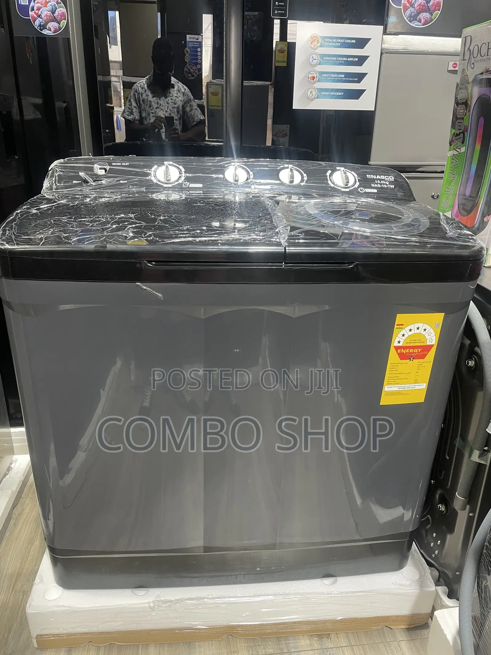 Nasco 15kg Washing Machine