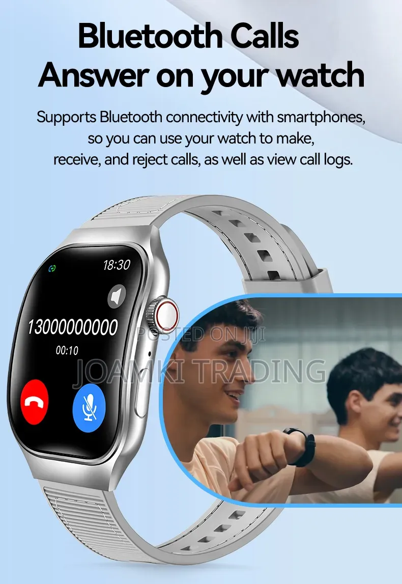2.01" Curved Screen Smartwatch Men, Women, Bt Call,