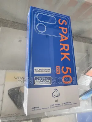New Tecno Spark 50 Pro 256 GB Black