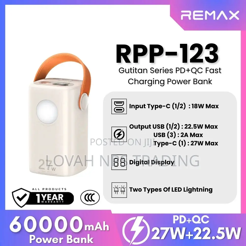 60000mAh PD Fast Charging Power Bank