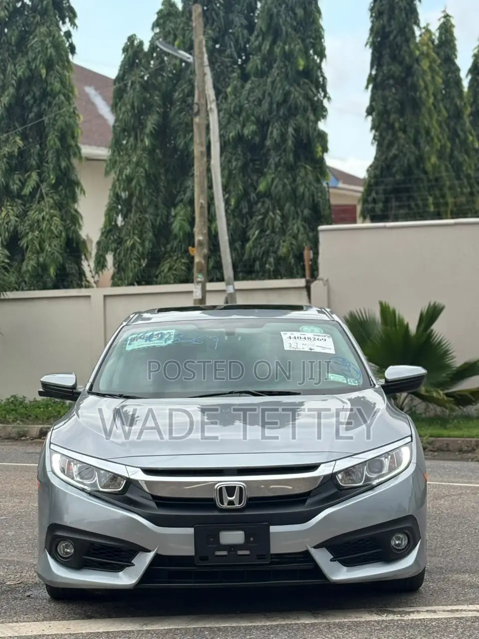 Honda Civic EX-L Sedan 2018 Gray