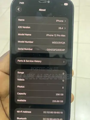 Apple iPhone 12 Pro Max 256 GB Blue