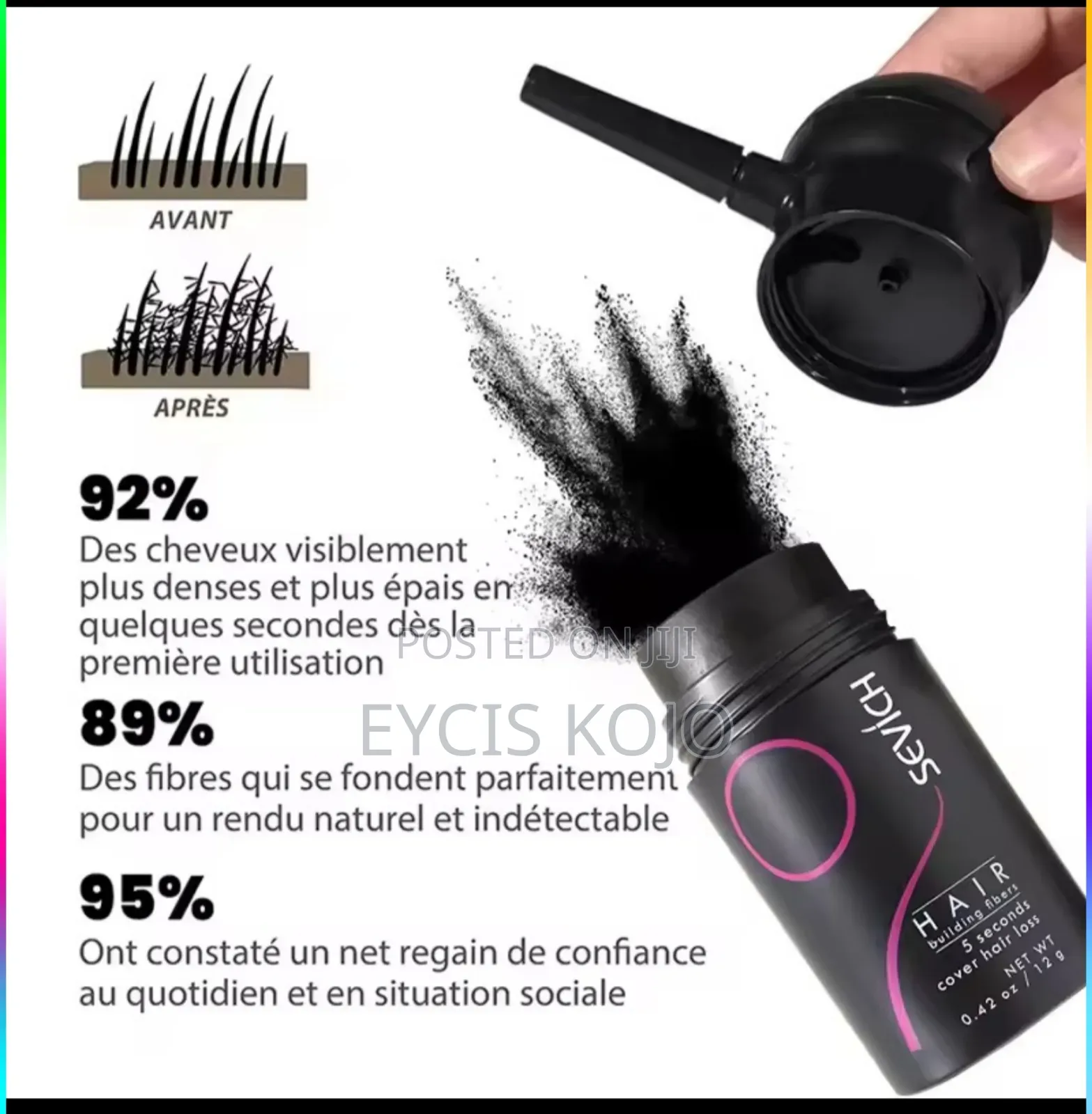Hair Fibre and Holding Spray