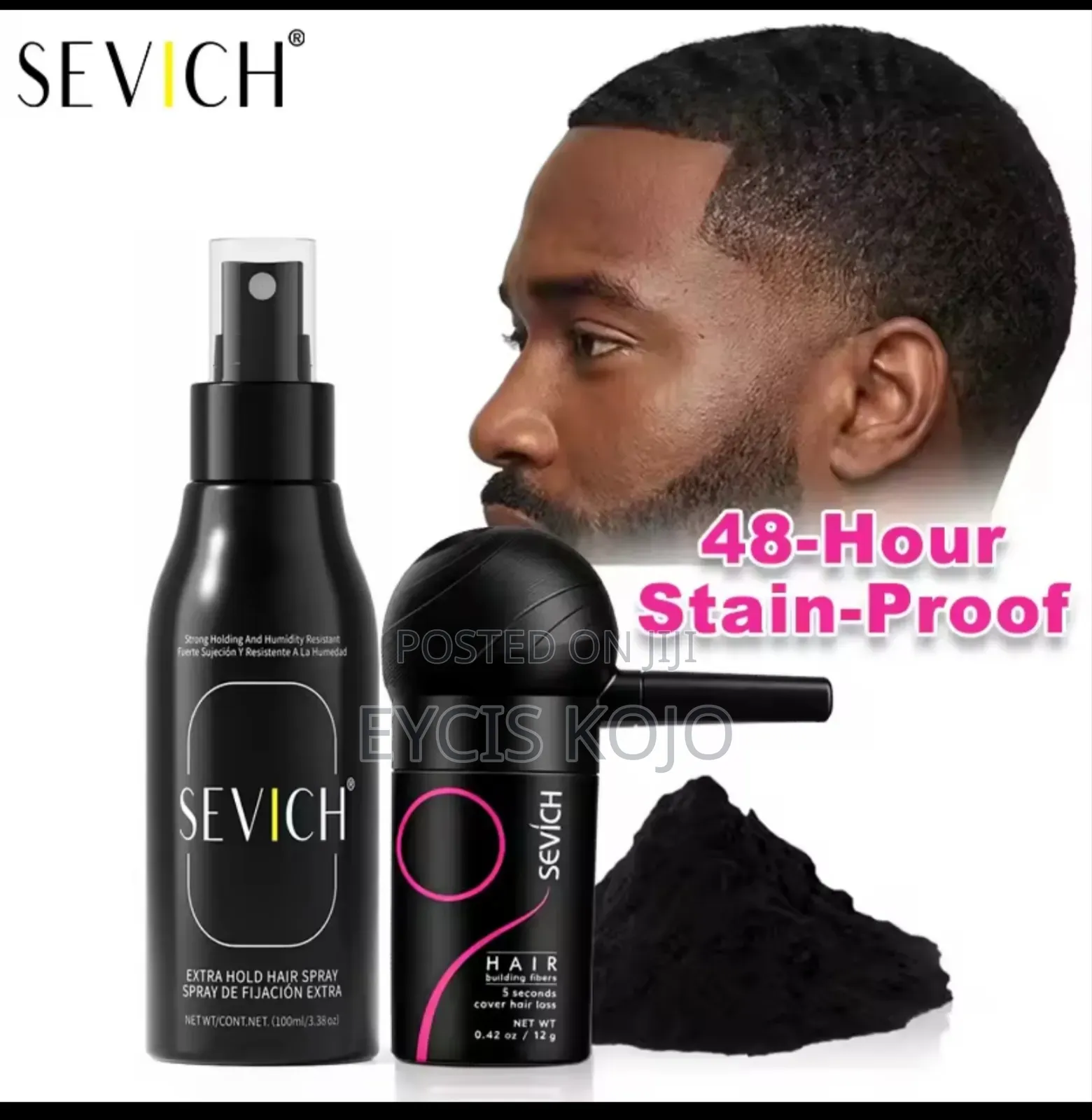 Hair Fibre and Holding Spray