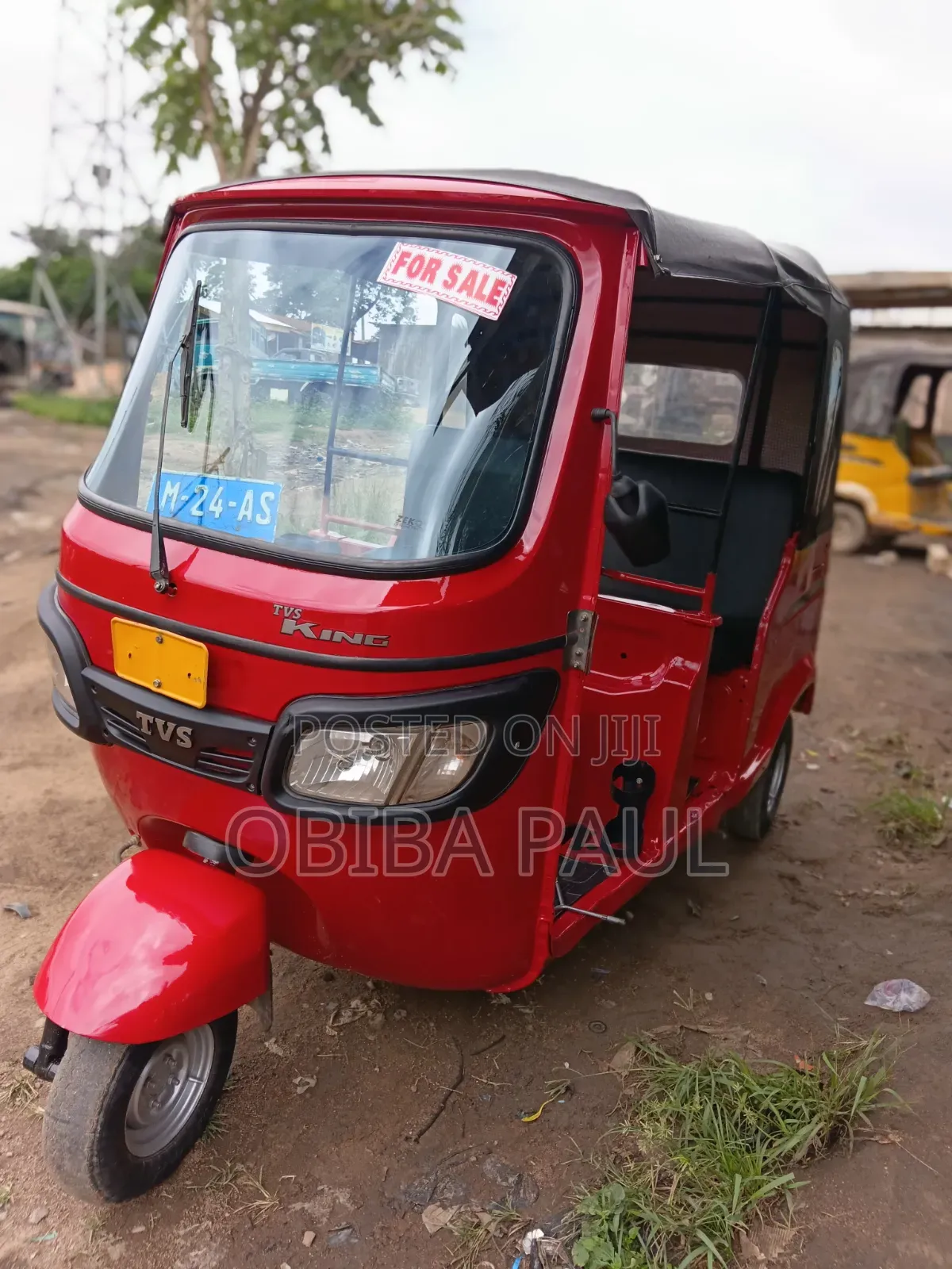 TVS King Deluxe Plus iTouch Start 2024 Red
