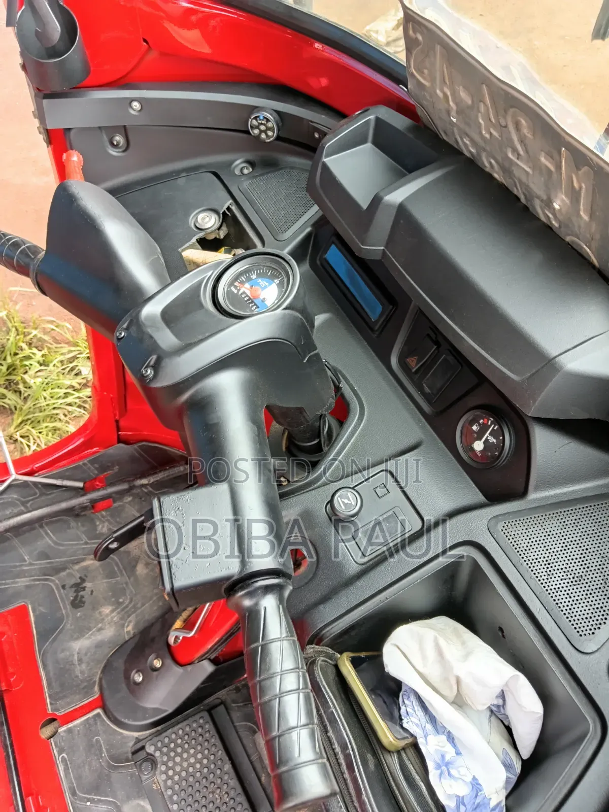 TVS King Deluxe Plus iTouch Start 2024 Red