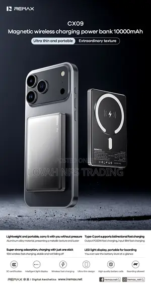 Wireless Magnetic 15W Power Bank