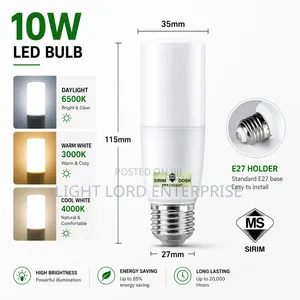 Cylinder Shape 10watts/20Watts Power Savings Stick Bulb