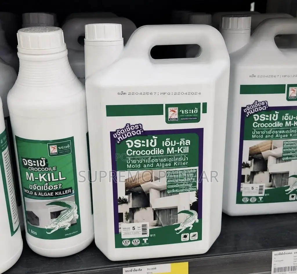 Crocodile M-Kill - Mold, Algae & Moisture Treatment for Concrete Walls