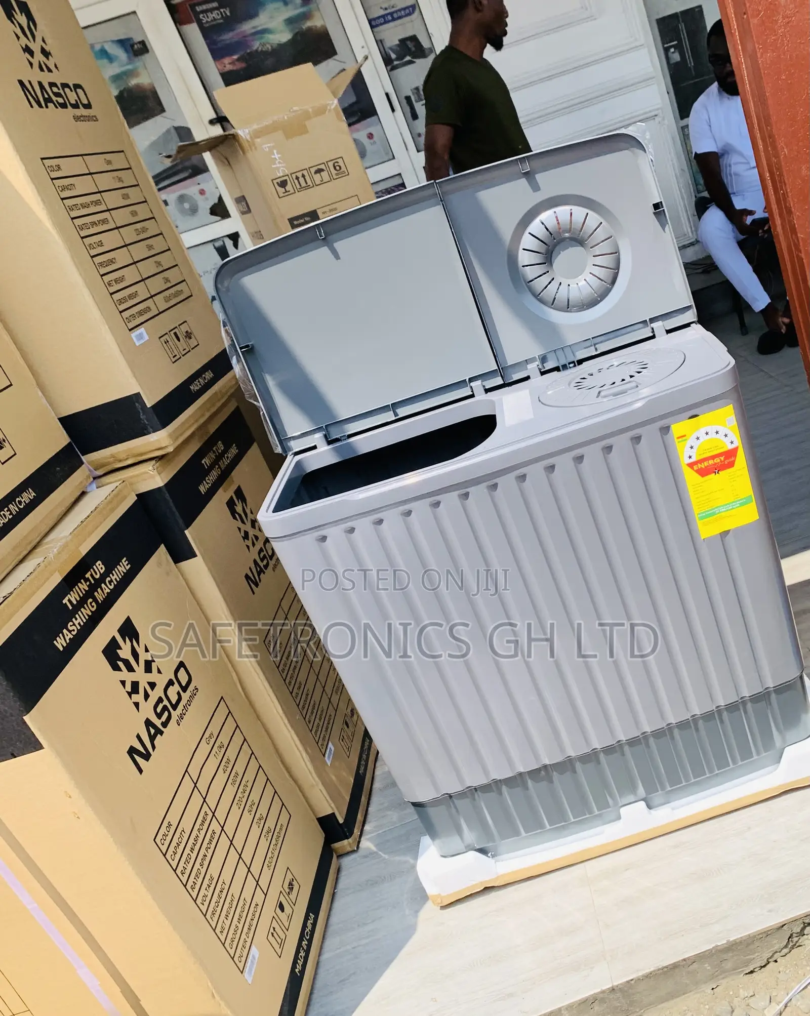 Choose Sleek Nasco 11kg Twin Tub Washing Machine