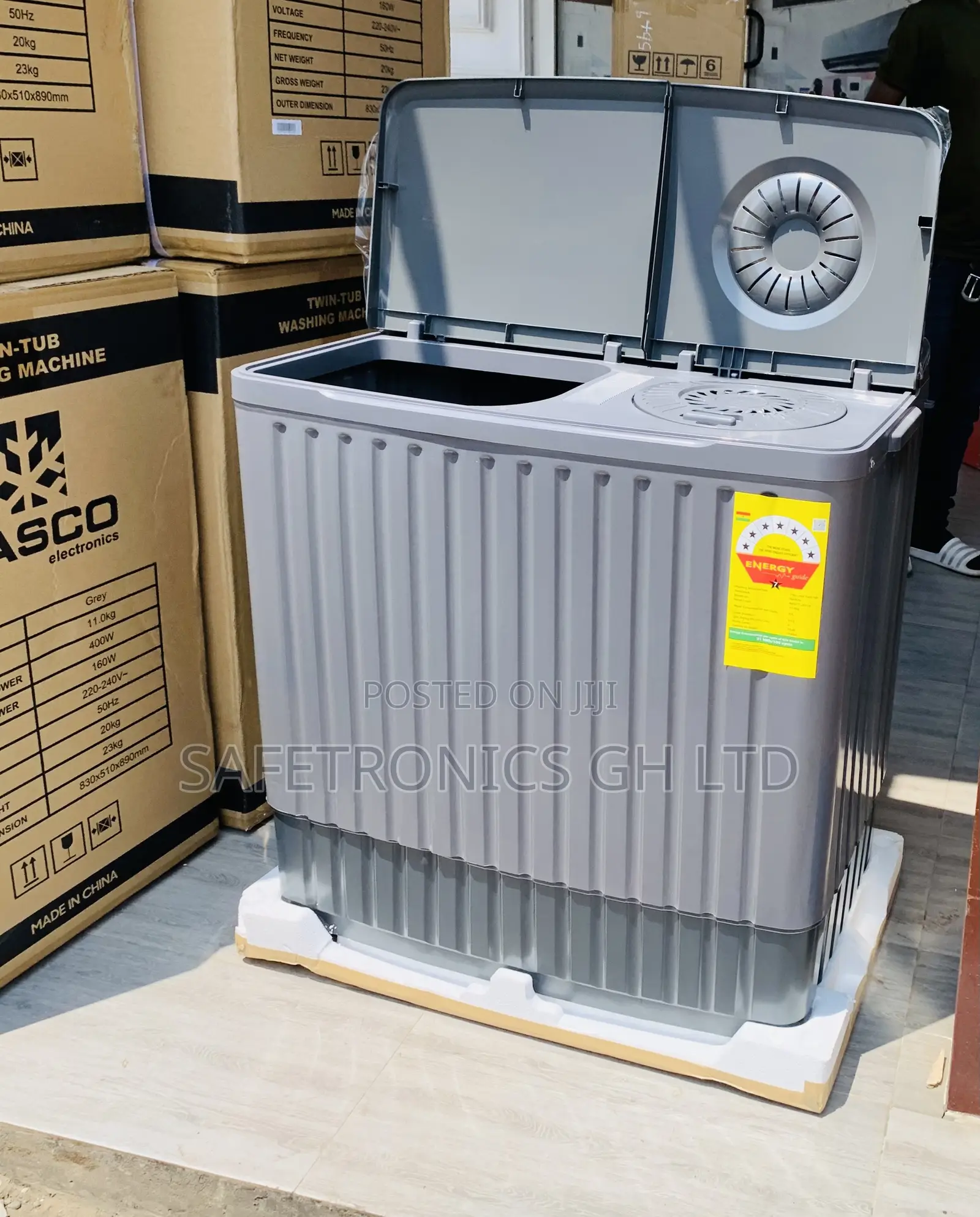 Get Brand New Nasco 11kg Twin Tub Washing Machine
