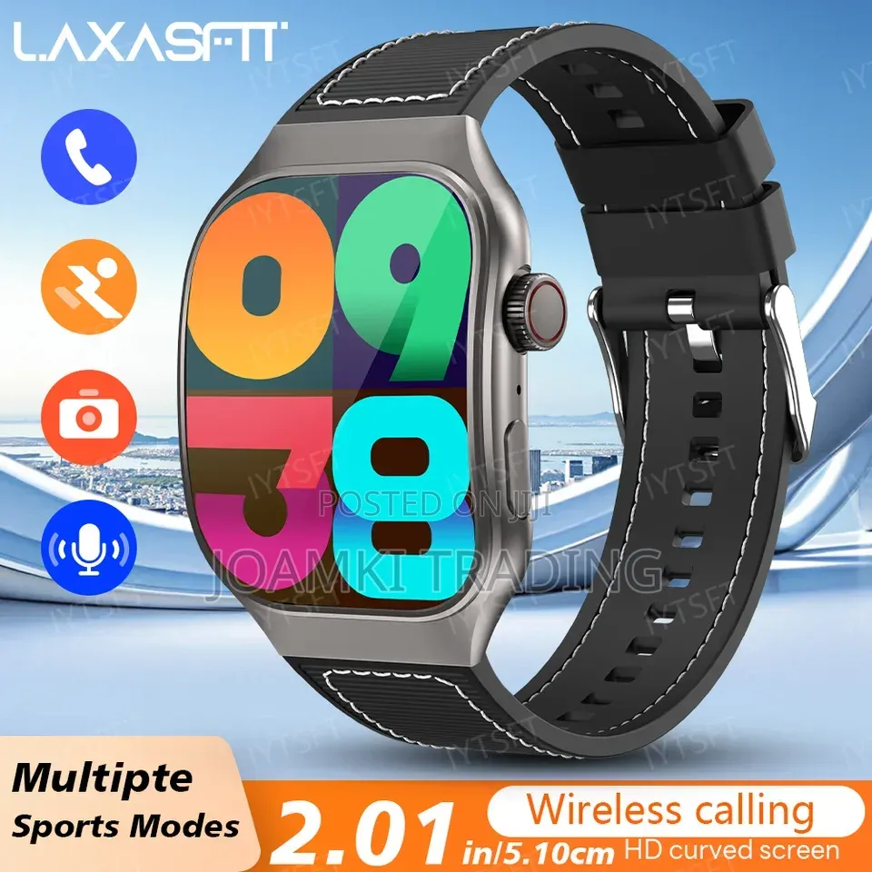 2.01" Curved Screen Smartwatch Men, Women, Bt Call,