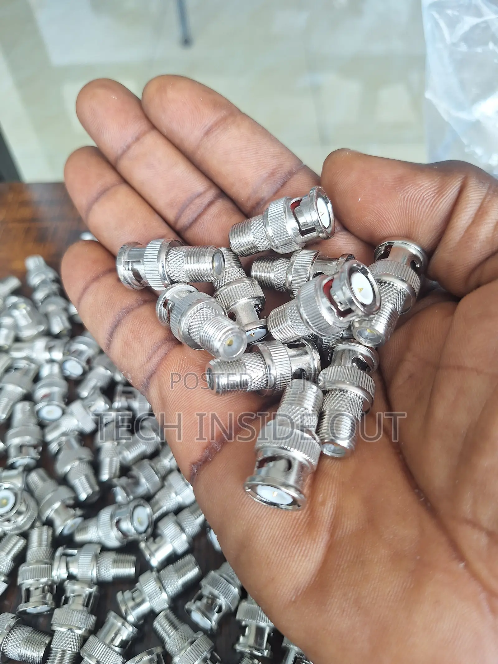 BNC to F-Connector for CCTV Installations