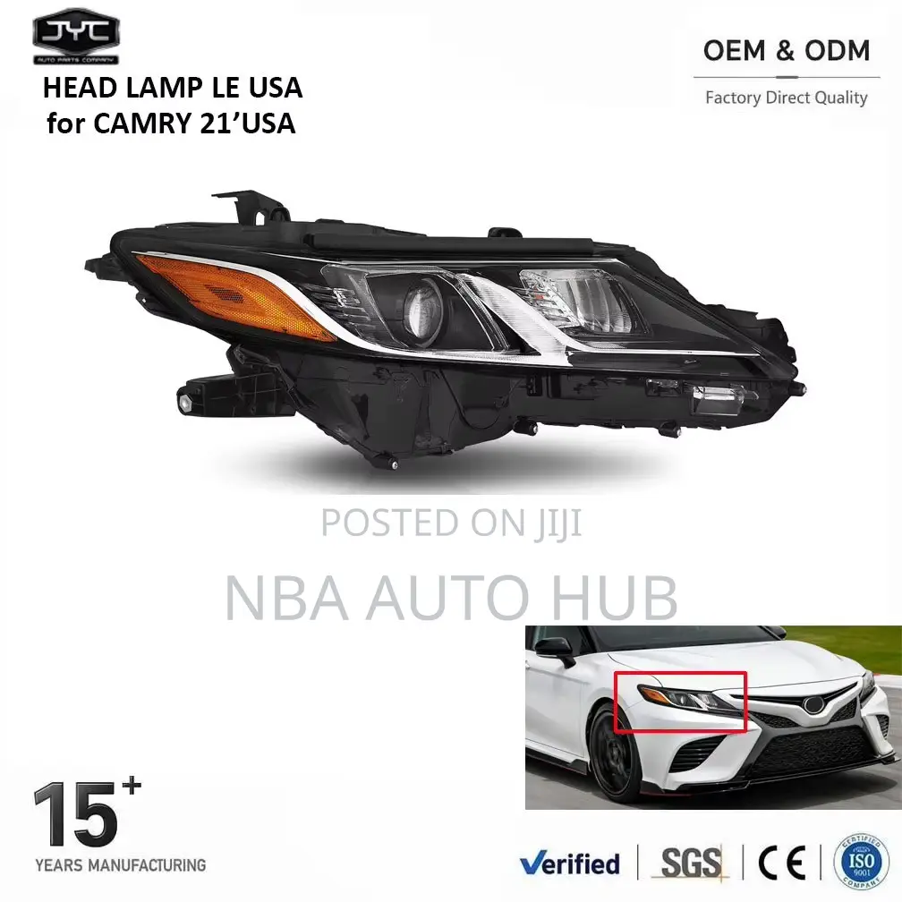 Toyota Camry 2018-2020 Headlights
