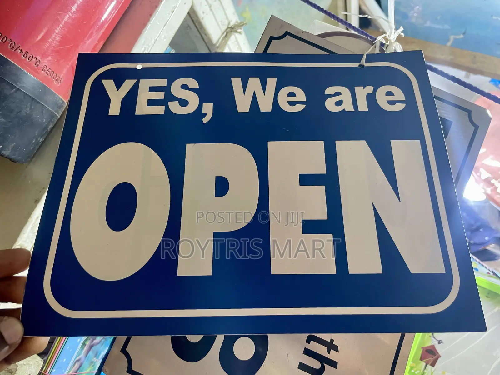 Yes, We’re Open/Closed Door Signage