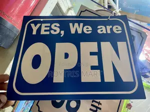 Yes, We’re Open/Closed Door Signage