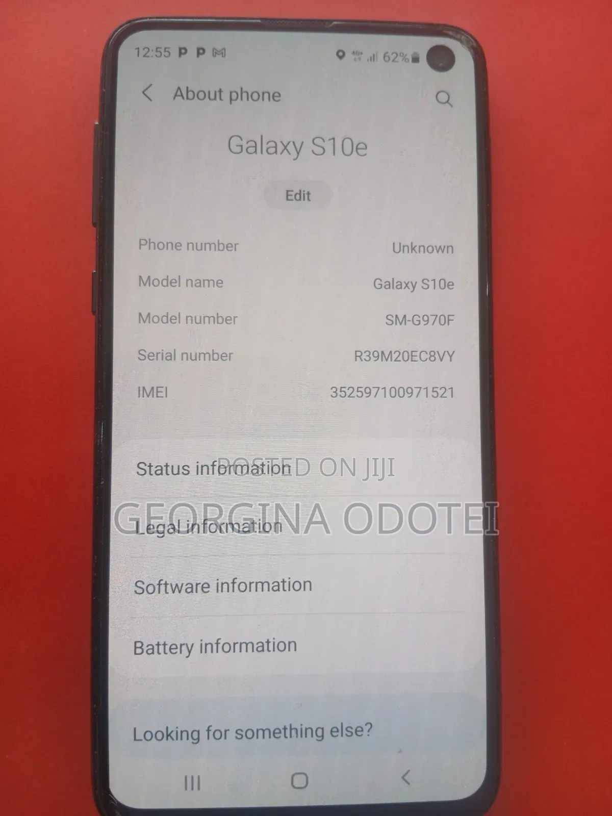 Samsung Galaxy S10e 128 GB Black