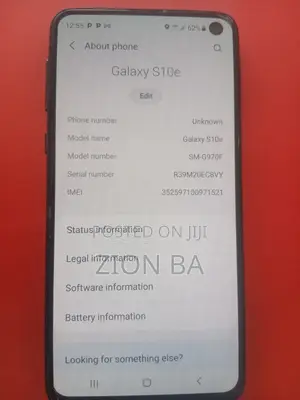 Samsung Galaxy S10e 128 GB Black