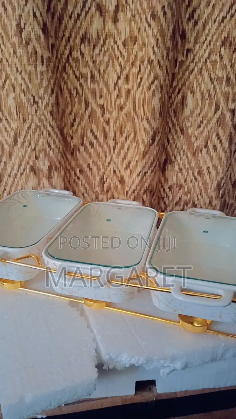3pcs Ceramic Chafing Dish