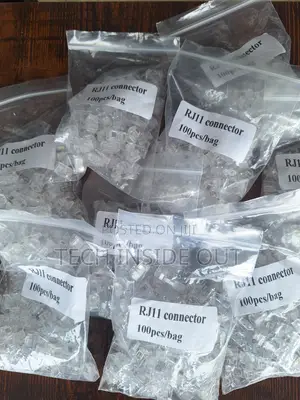 100 Pieces of RJ11 Plugs