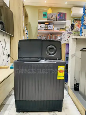 Limited Stock Black Nasco 11KG Twin Tub Washing Machine (NASTT-JS110)