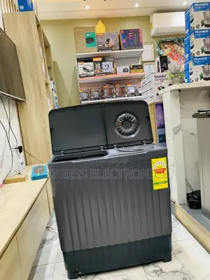 Brand New Black Nasco 11KG Twin Tub Washing Machine (NASTT-JS110)