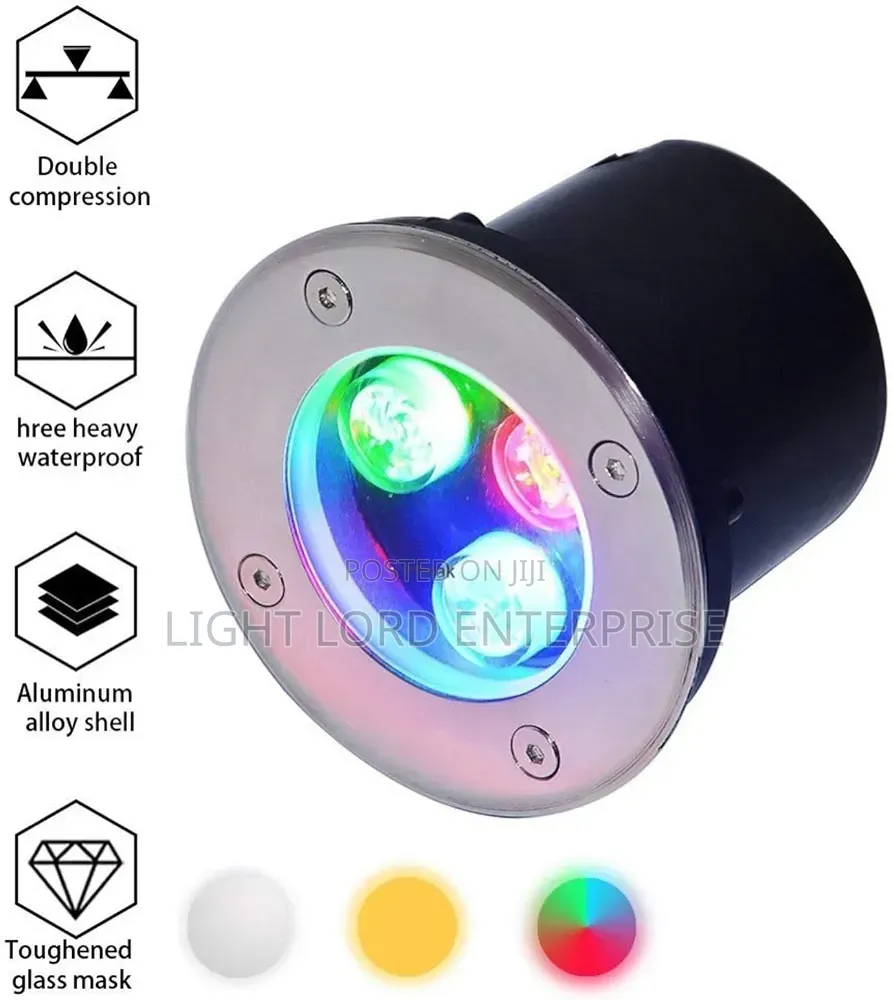 Path Way Rain Proof Muiti Color Buried Light