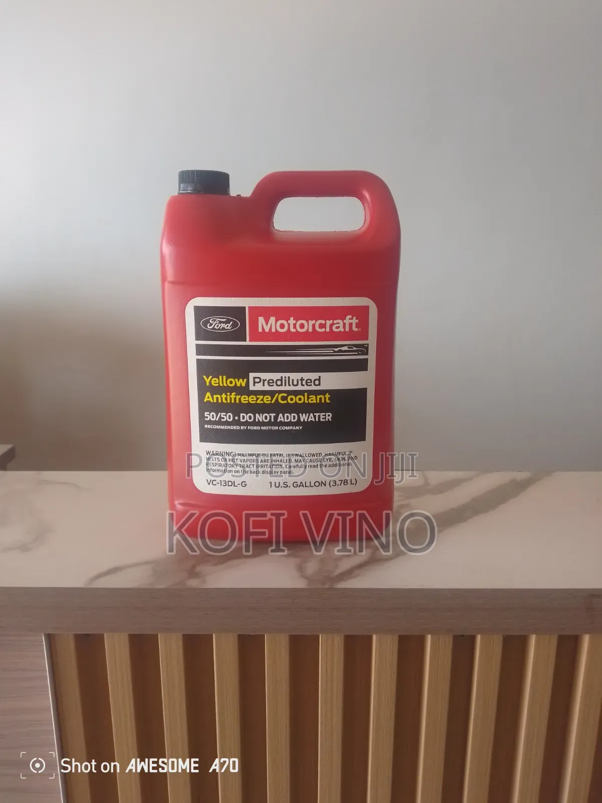 Motorcraft Coolant Yellow Prediluted 50/50
