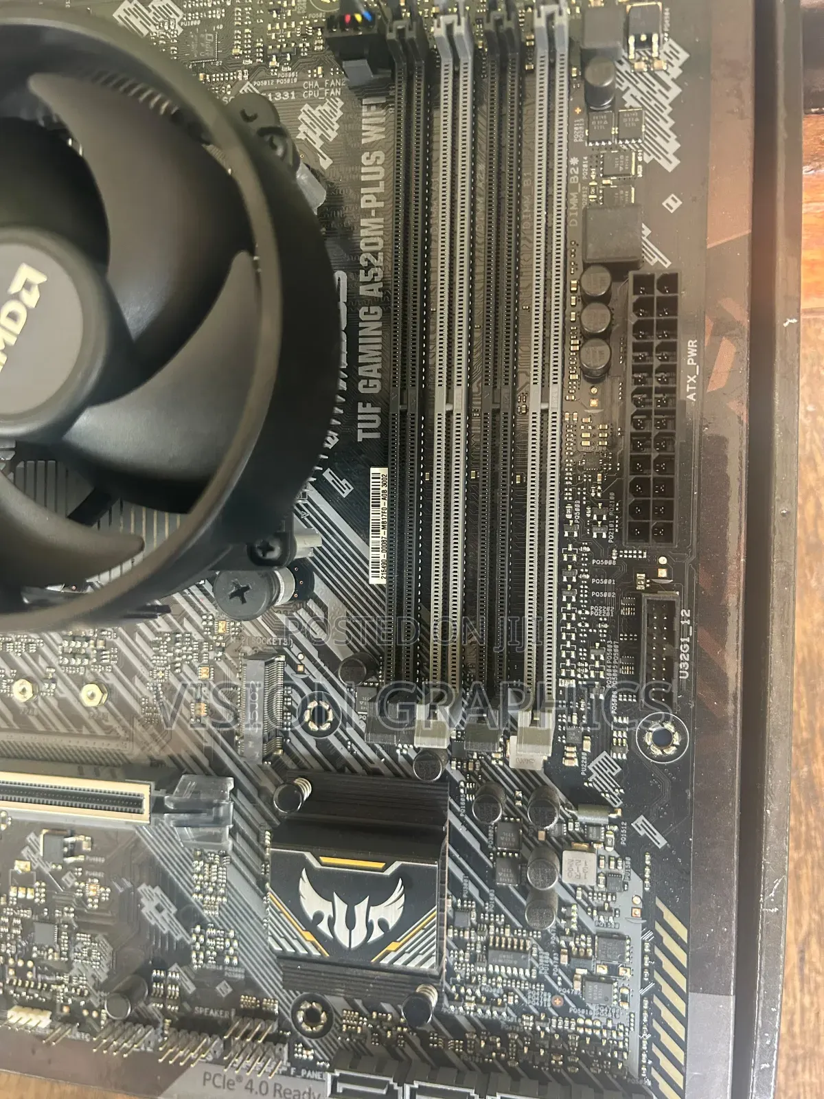 Ryzen 5600x With ASUS Tuf Gaming A520m Plus Wifi and AMD Cooler