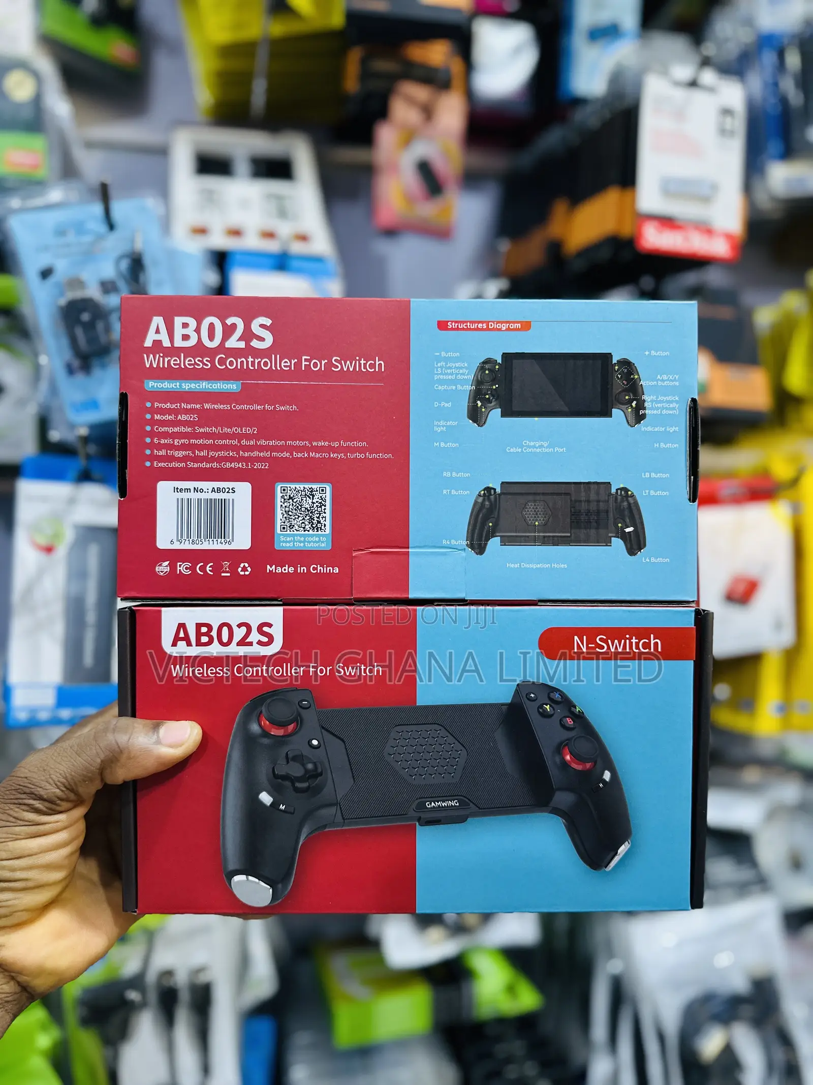 AB02S Wireless Gaming Controller