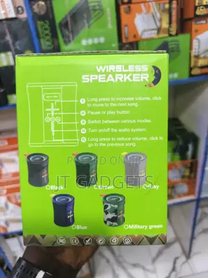 SweetVocal ST-V202 Wireless Bluetooth Speaker RGB Light, Powerful Bass