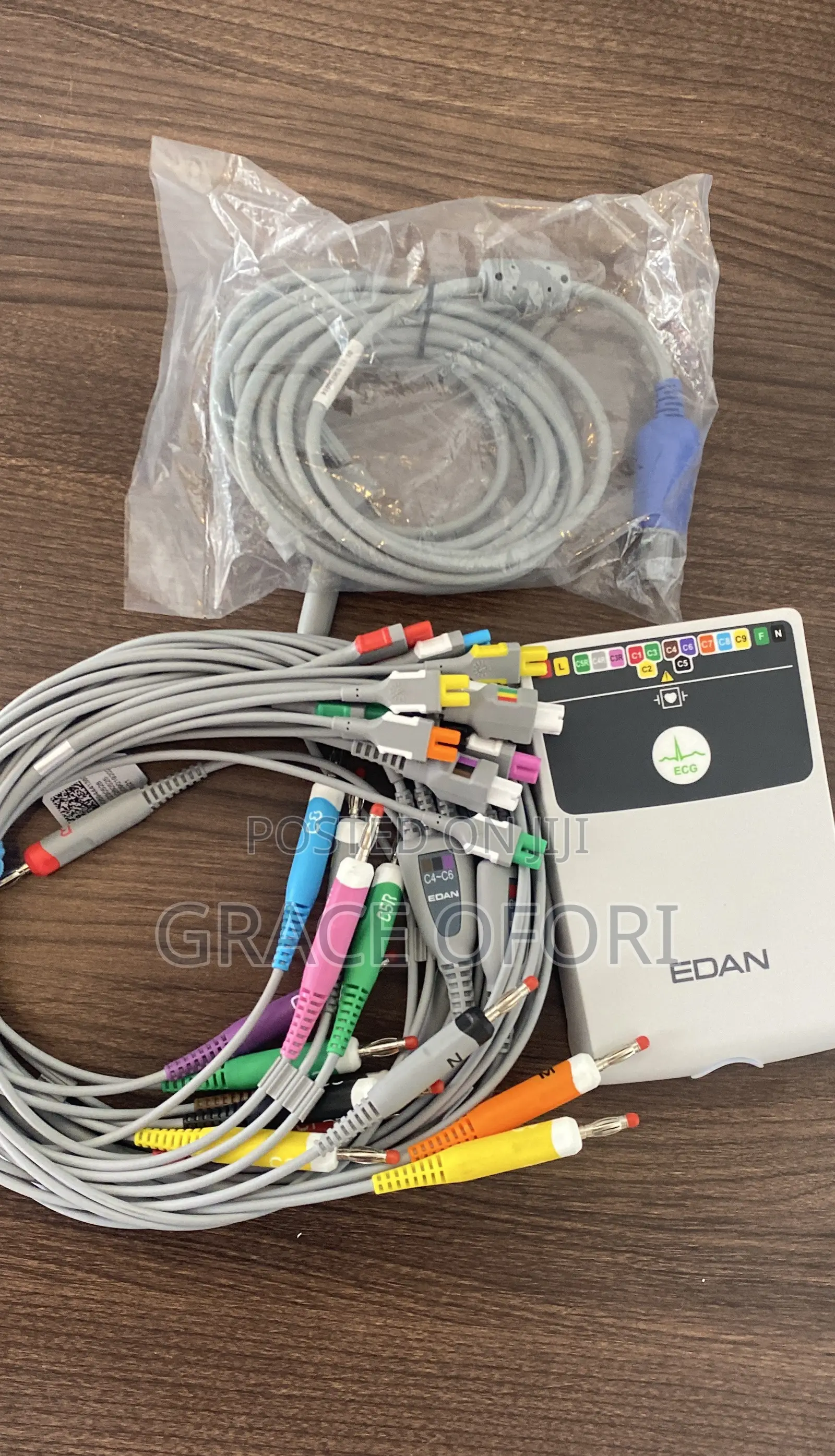 SE-18 ECG Cable With Sampling Box and USB Cable